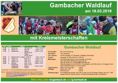 Gambacher Waldlauf 2019
